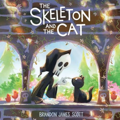 The skeleton and the cat