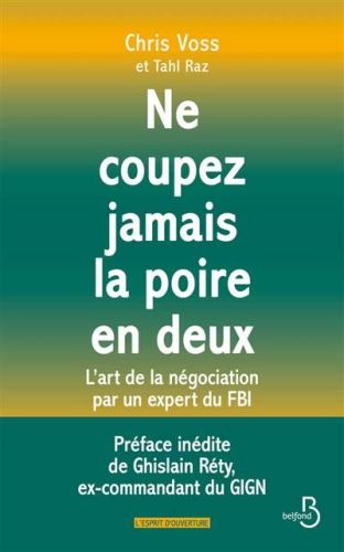 Ne coupez jamais la poire en deux
