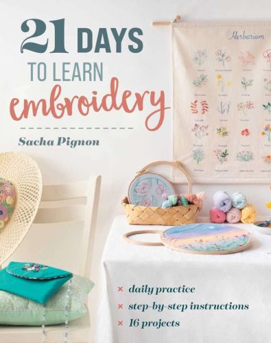 21 days to learn embroidery