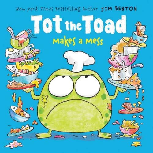 Tot the toad makes a mess