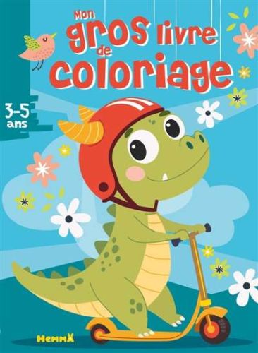 Mon gros livre de coloriage (croco trotinette)