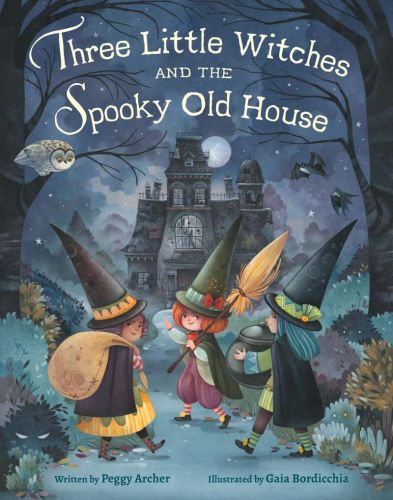 Three little witches and the spooky old house
