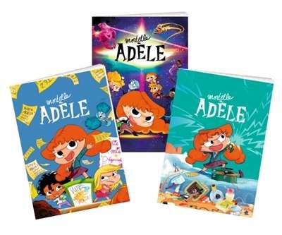 Lot de 3 cahiers mortelle adèle