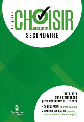 Guide choisir - secondaire 2027