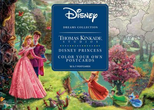 Disney dreams collection thomas kinkade studios disney princess color your own p