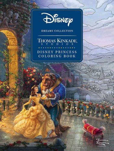 Disney dreams collection thomas kinkade studios disney princess coloring book