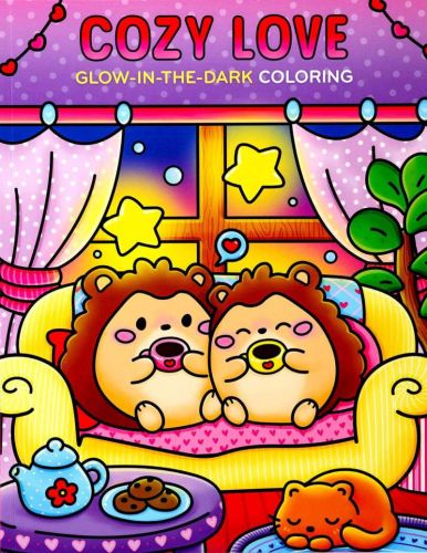 Cozy love glow-in-the-dark coloring