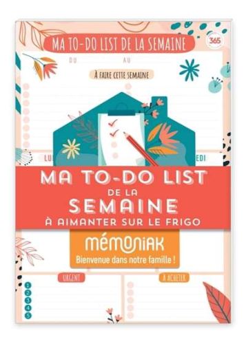 Ma to-do list de la semaine mémoniak