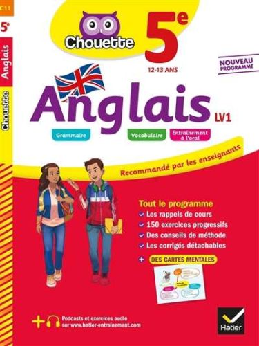 Anglais 5e lv1, 12-13 ans