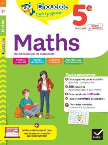 Maths 5e, 12-13 ans
