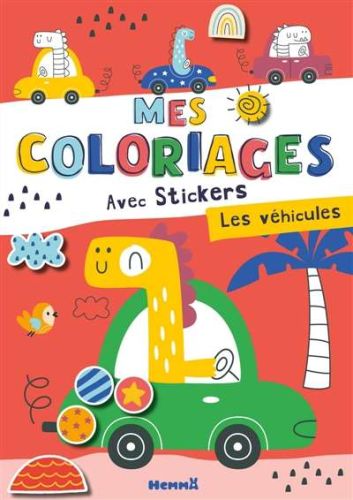 Mes coloriages avec stickers