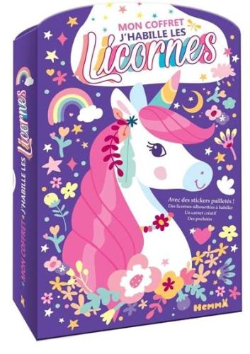 Mon coffret j'habille les licornes