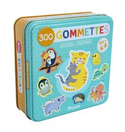 Boîte de gommettes métal