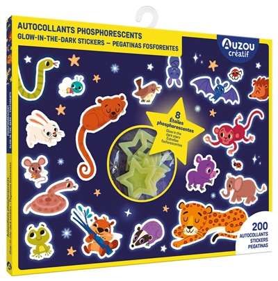 Autocollants phosphorescents
