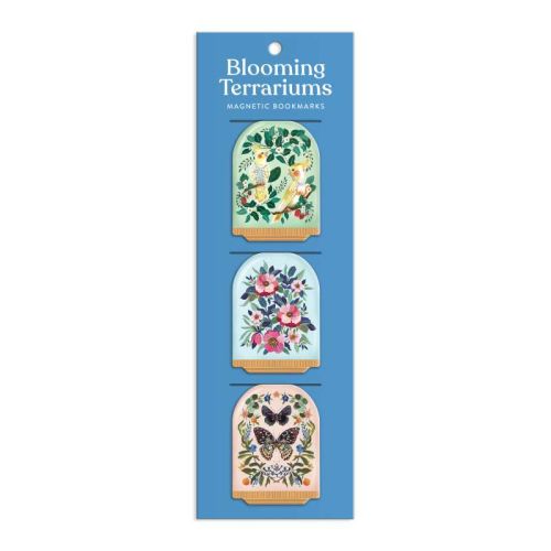 Blooming terrariums magnetic bookmarks