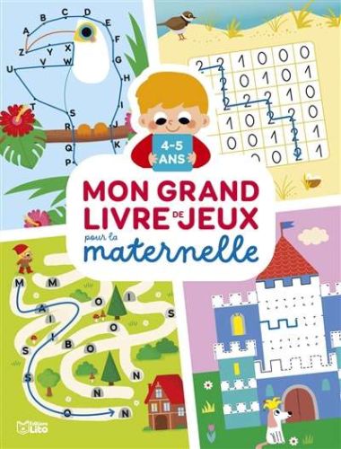 Mon grand livre de jeux pour la maternelle