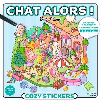 Cozy stickers didi plums (avec pince)