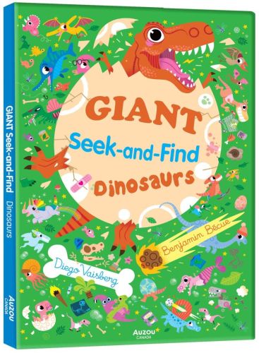 Giant seek-and-find dinosaurs