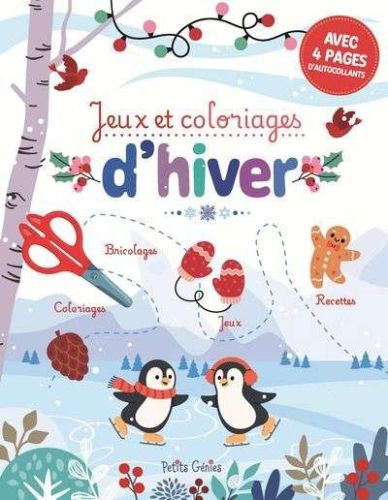 Jeux et coloriages d'hiver
