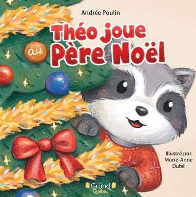Théo joue au père noël