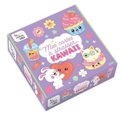 Mes cartes à strasser kawaii