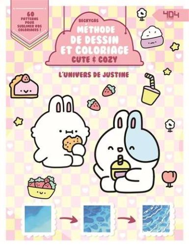 Méthode de dessin et de coloriage cute & cosy