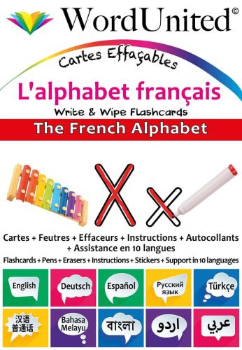 L'alphabet français: cartes effaçables