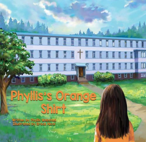 Phyllis's orange shirt