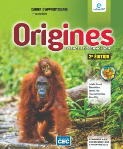 Origines sec. 1 - cahier d'app. (incluant cahier de révision + exercices interactifs)