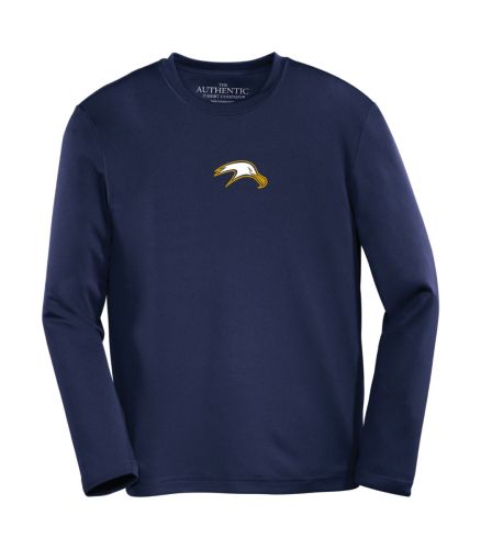 T-shirt dry-fit manche longue junior collège notre-dame x-small - marine