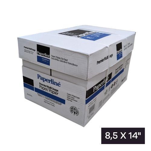 Papier paperline 8.5x14 (caisse de 5000 feuilles)