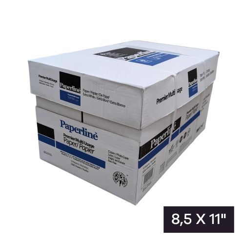 Papier paperline 8.5x11 (caisse de 5000 feuilles)