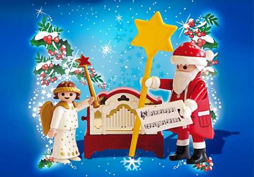 Playmobil - père noel et petit ange
