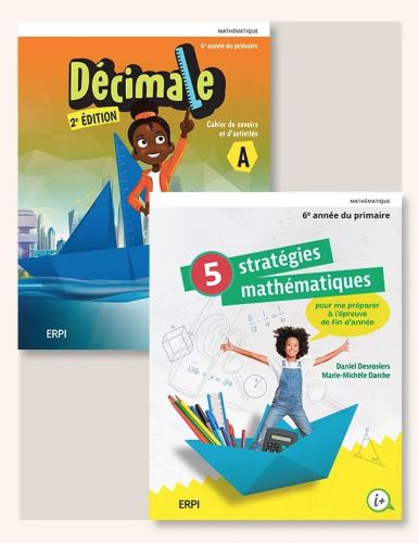 Décimale 6e cahiers a&b + fascicule 5 stratégies + ens. num.