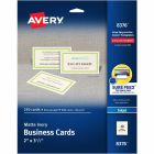 Cartes professionnelles ivoire, 80 lb.