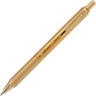 Stylo à bille rétractable energel® alloy encre noir or