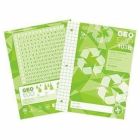 Cahier d'exercices quadrillé à 3 trous