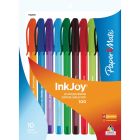 Stylos à bille inkjoy™ 100 paquet de 10 couleurs mode variées