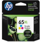 Cartouche jet d’encre à haut rendement hp 65xl trois couleur