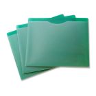 Chemise pochette format lettre vert