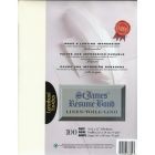 Papier st.james™ résumé bond paquet de 100 ivoire