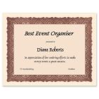 Certificats st.james™ paquet de 25 rouge