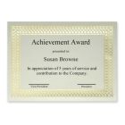 Certificats dorés métallisés st.james™ elite paquet de 12 classique