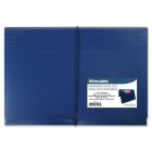 Classeur expansible format lettre bleu
