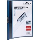 Couverture de présentation duraclip® capacité de 30 feuilles bleu foncé