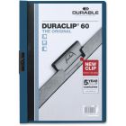 Couverture de présentation duraclip® capacité de 60 feuilles bleu foncé