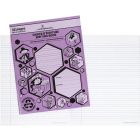 Cahier d'écriture pointillé et interligné louis garneau® mauve