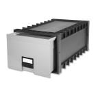 Classeur d'entreposage format lettre. 24-5/8 x 15 x 11-3/8"h noir/gris