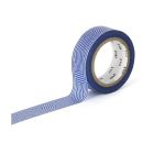 Ruban adhésif 15 mm x 10 m bordure/cercle bl