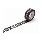 Ruban washi 15 mm x 7 m - feuille i.yamguchi